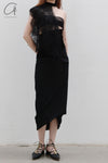 Un Morceau Yangliu Double Layer Twisted Half -skirt UM231XZ14
